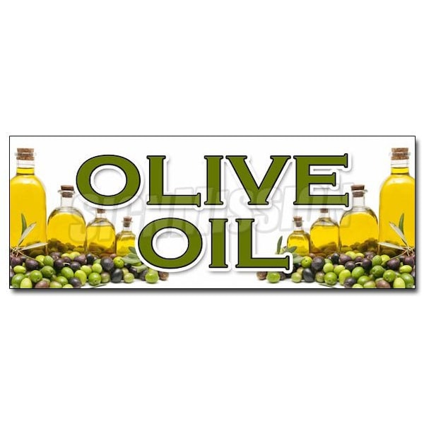 Signmission OLIVE OIL DECAL sticker extra virgin cooking dinner salad mediterranean cook, D-36 Olive Oil D-36 Olive Oil - main